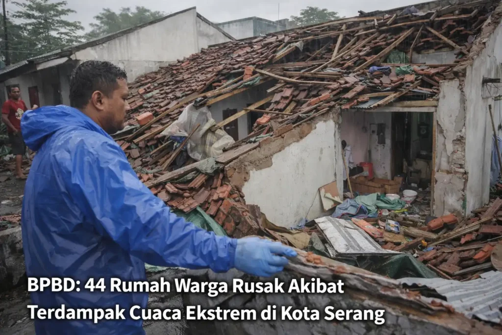 BPBD 44 Rumah Warga Rusak