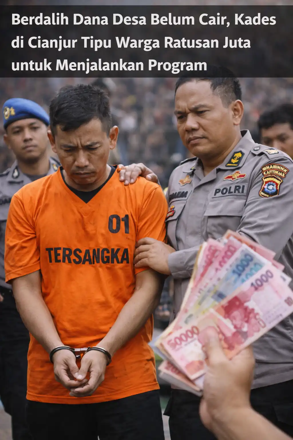 Read more about the article Berdalih Dana Desa Belum Cair, Kades di Cianjur Tipu Warga Ratusan Juta untuk Menjalankan Program