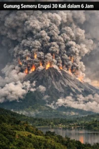 Read more about the article Gunung Semeru Erupsi 30 Kali dalam 6 Jam Vulkanik