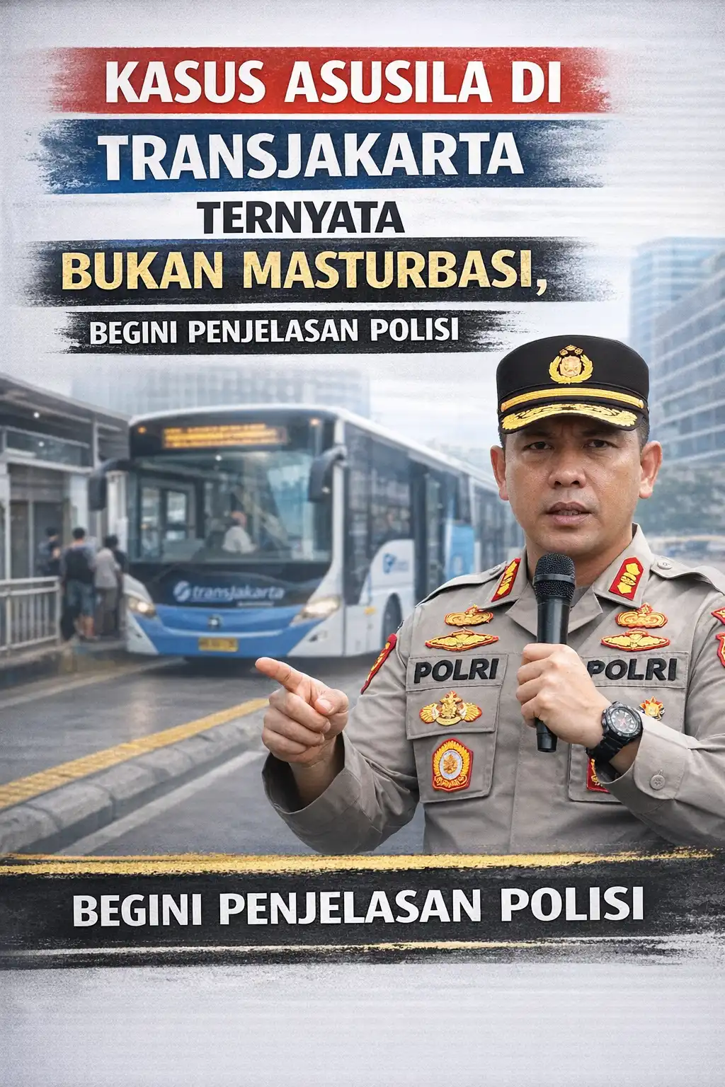 Read more about the article Kasus Asusila di TransJakarta Ternyata Bukan Masturbasi, Begini Penjelasan Polisi