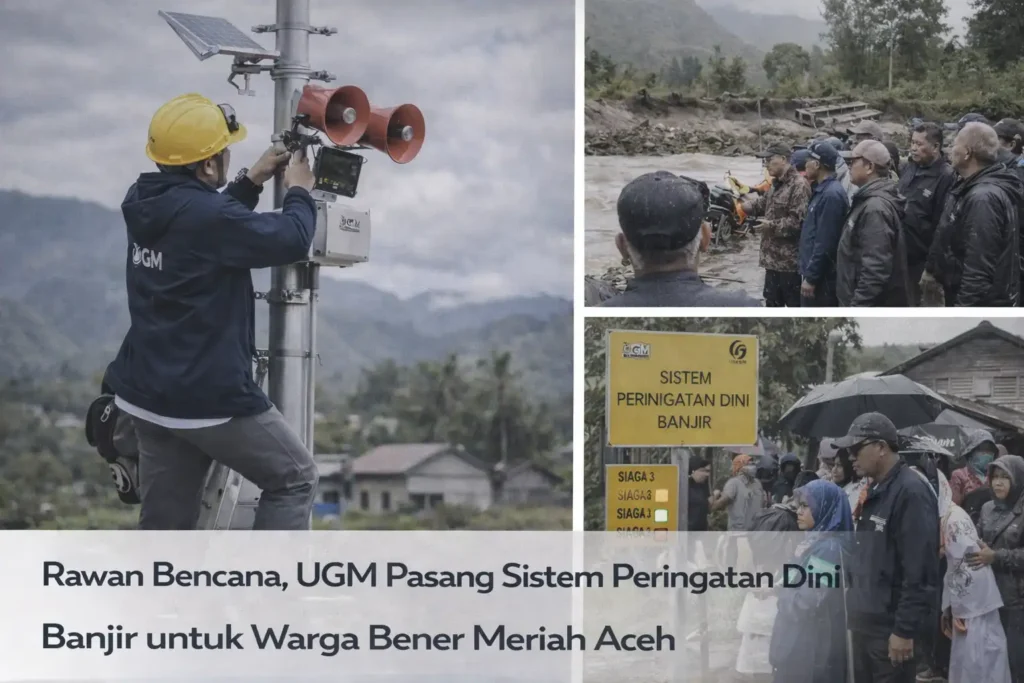 Rawan Bencana, UGM Pasang Sistem Peringatan