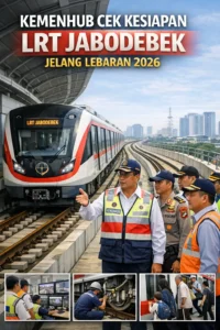 Read more about the article Kemenhub Cek Kesiapan LRT Jabodebek Jelang Lebaran 2026